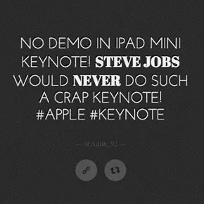 Screenshot of stevejobswouldnever.com